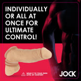 Jock Silicone Cock Ring Set in Medium
